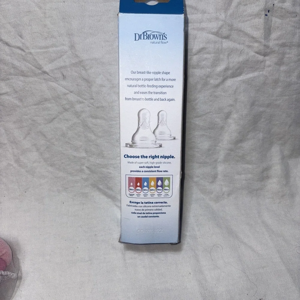 Dr. Brown's Natural Flow Options+ Anti-Colic Narrow 8 Oz.‎ Pink Bottle